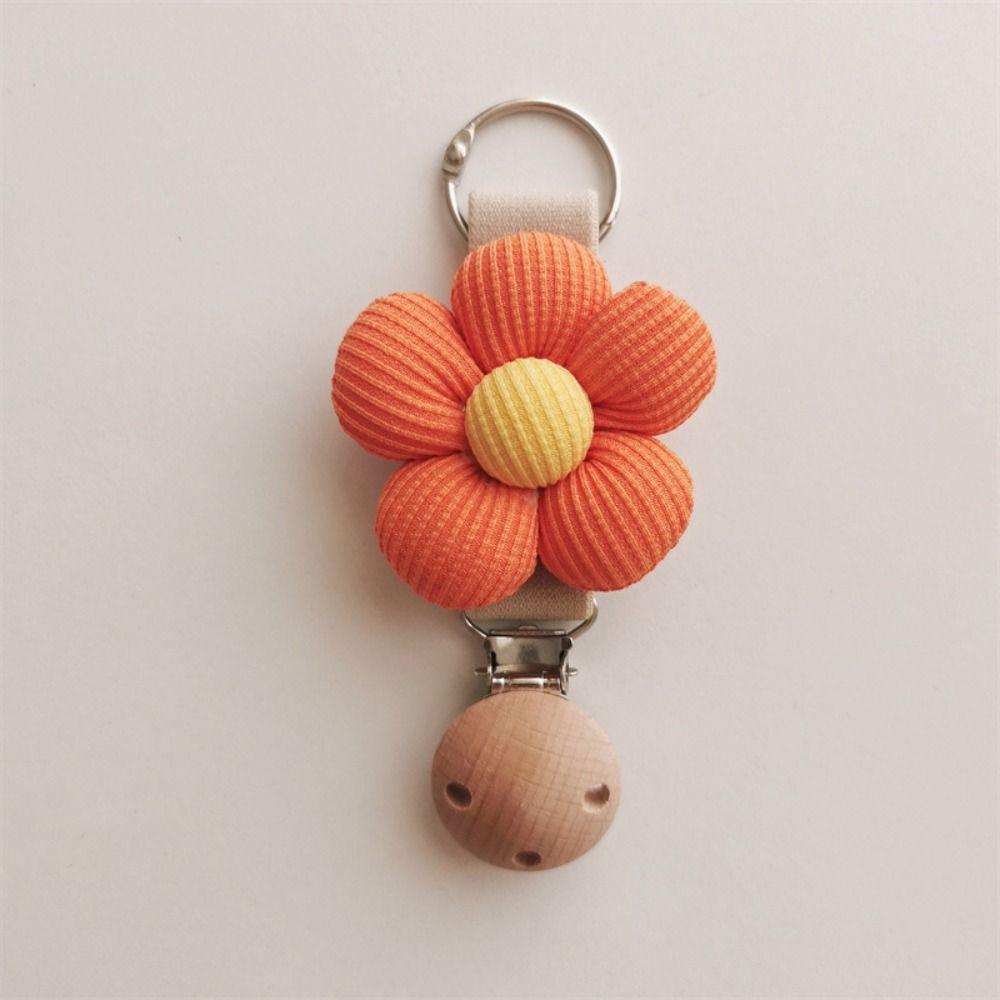 

Деревянная клипса Хлопковый цветок Зажим для шляпы Портативное хранение шляп Дорожный держатель для шляп Портативный Детский оранжевый