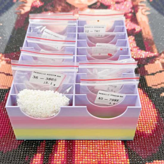 Bead Storage Container Diamond Art Storage Case with 20 Compartments Rhinestone Painting Organizer for Craft Enthusiasts