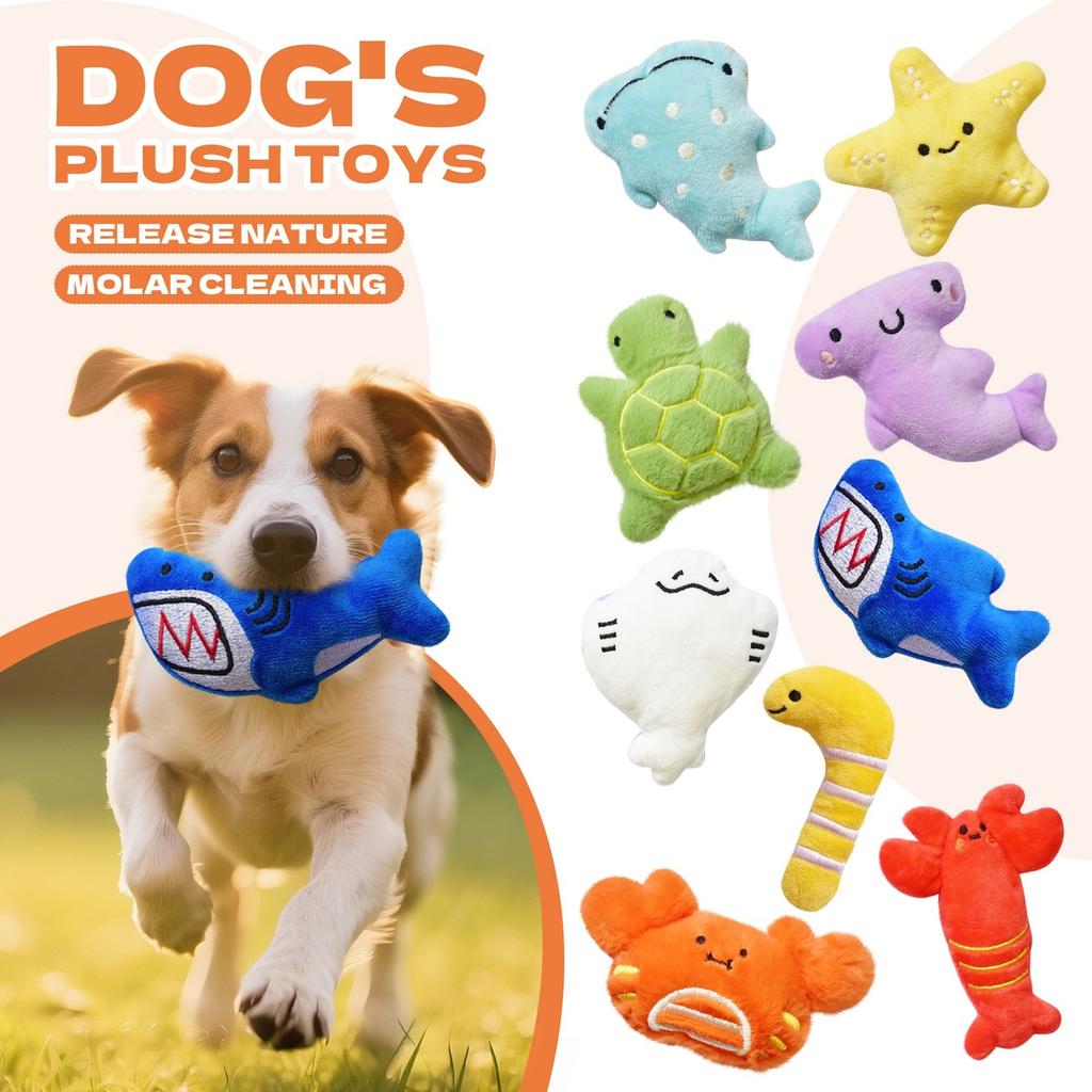 Cute Dog Plush Toy Pet Plush Sounding Toy