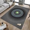 1PC Circle Lines Extra Large Non Slip Floor Carpet, Office, Family, Bedroom, Studio   Large Area Rug Indoor Rugs, , Vibrant Colors