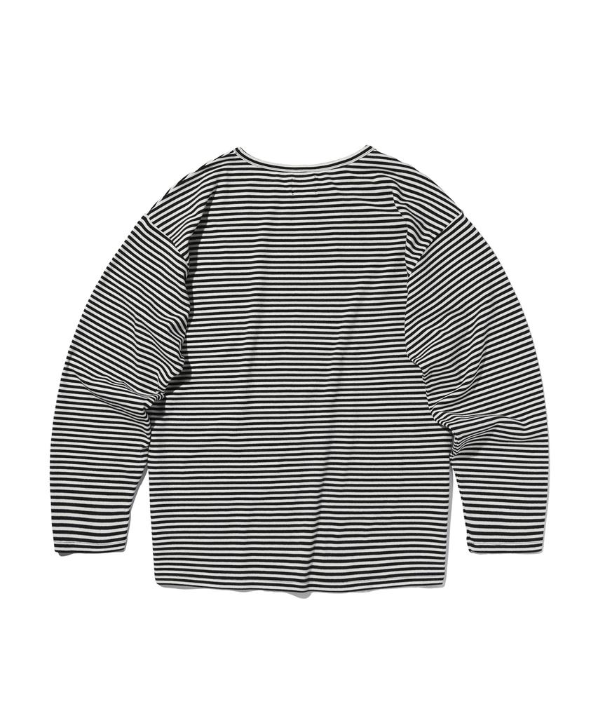 Seuweideu Basic Stripe Long Sleeve [Black]