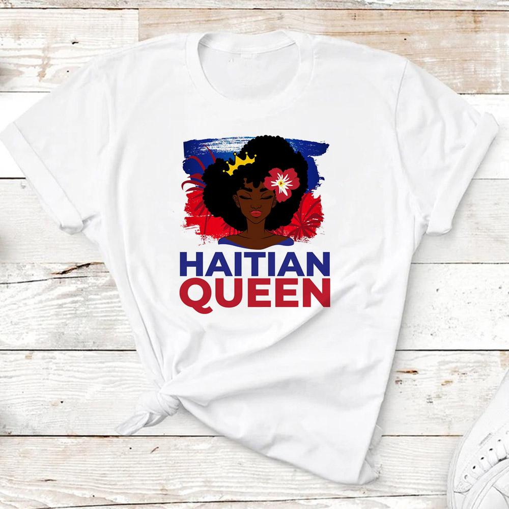 Haiti Tee Women Japanese comic Unisexga tshirt girl Japanese graphic streetwear clothing S