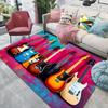6 Styles Rock Guitar Pattern Carpet for Living Room Bedroom Sofa Home Decor Non-slip Floor Mat Large Size Holiday Gift