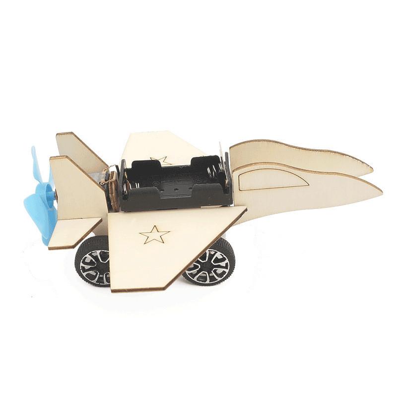 

Wooden Customizable Diy Fighter Jet Stem Educational Science Experiment Material For Elementary School