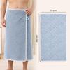 Microfiber Towels for Bath-Jacquard Bath Towel for Men and Women-Soft Coral Fleece Towel with Hook 400 GSM Quick