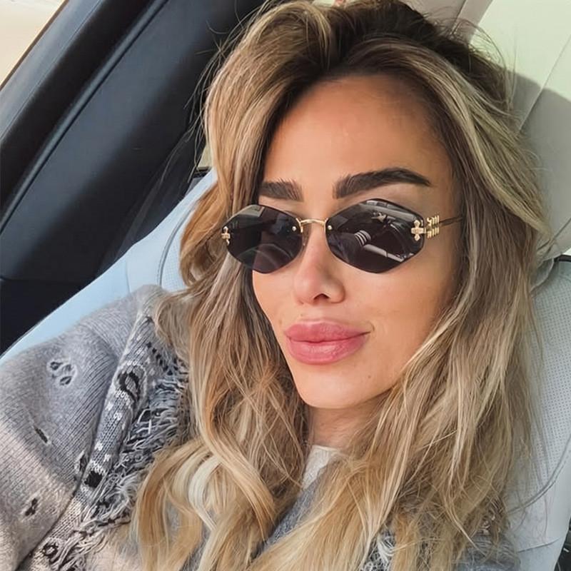 Geometric Square Sunglasses With Uv400 Protection For Casual Outdoor Wear