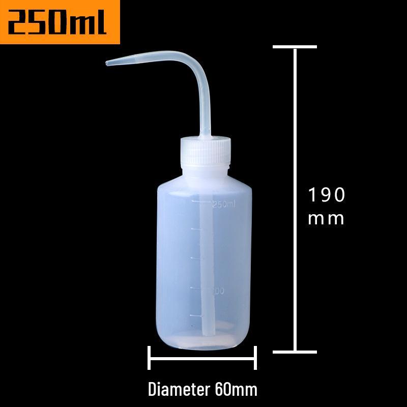 

Curved Nozzle Wash Bottle: Soft Squeeze Watering Can with Scale for Succulents