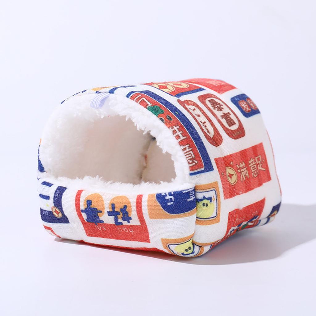 Hamster Bed, All, Warm Plush Small Pet Sleeping House for Hamsters, Parrots, Rabbits & Guinea Pigs