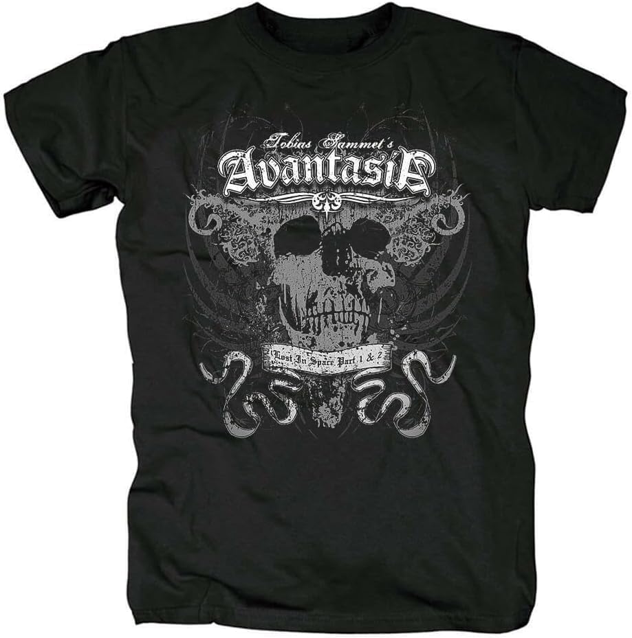 Avantasia Lost in Space Part 1 & 2 Album T-Shirt New. Mens XL чёрный