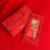 Golden Rose Red Envelope Gift Box - Creative Festival, Valentine’s Day, Wedding Party Favors, High-Grade Hot Stamping.