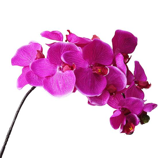 Fleur artificielle orchidée papillon, 1 pièce, décoration de jardin réaliste, bricolage, fête, mariage