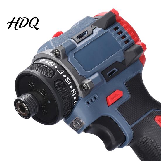 Lightweight Drill for Narrow Spaces 16.8V Cordless Drill Maximum Torque 45Nm Electric Driver with Ergonomic Portable DIY Projects Grip Handheld