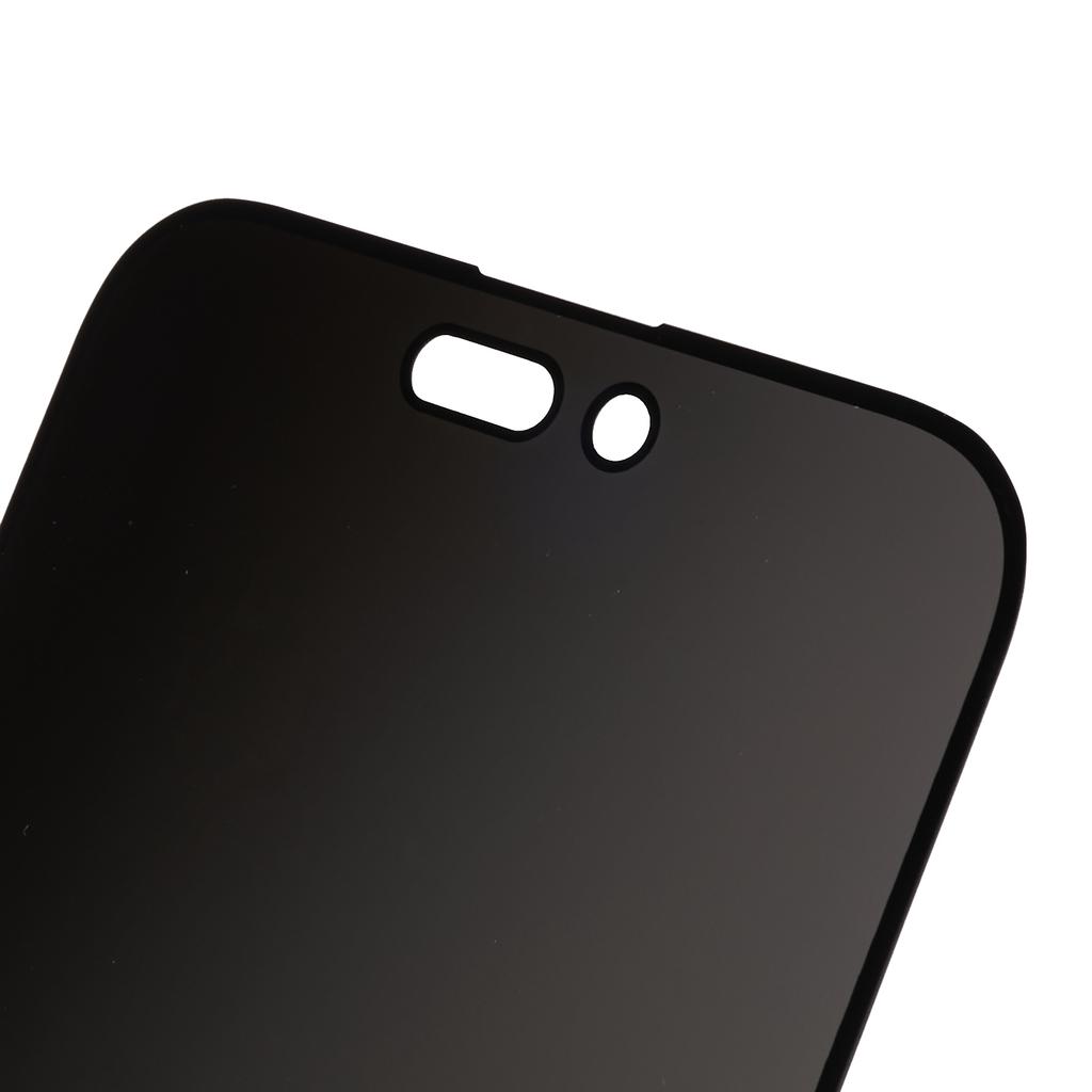 For iPhone 14 Pro Max Privacy Screen Protector Full Cover Anti-Spy Dark Tempered Glass Anti-Scratch Screen Film Guard