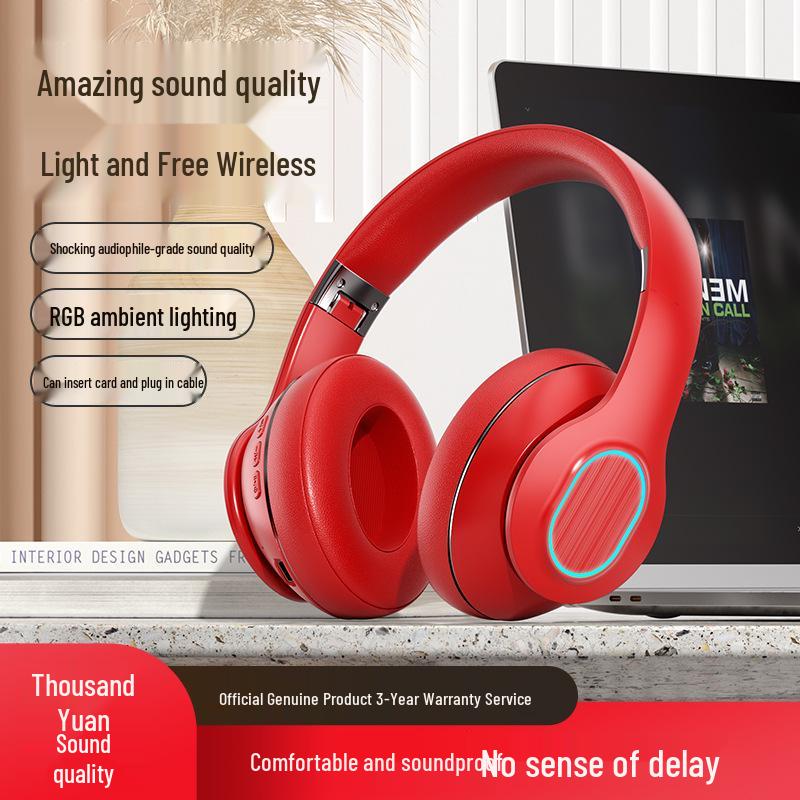 Over-Ear Wireless Bluetooth Headphones with Deep Bass for Sports & Gaming