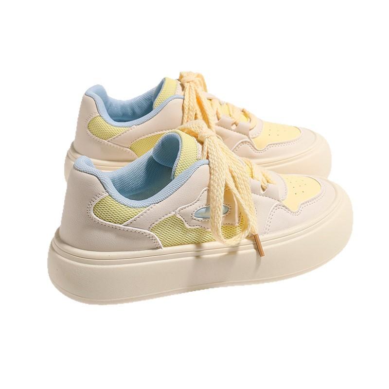 Global platform shoes women's XHQ-G398W new summer mesh breathable board shoes casual student board shoes women