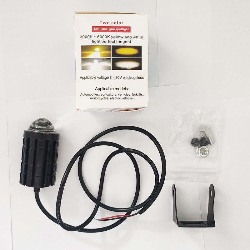 Super Bright Motorcycle Led Explorers Headlight Projector Fisheye Lens Led Moto Fog Auxiliary Motorcycle Headlight Spotlights