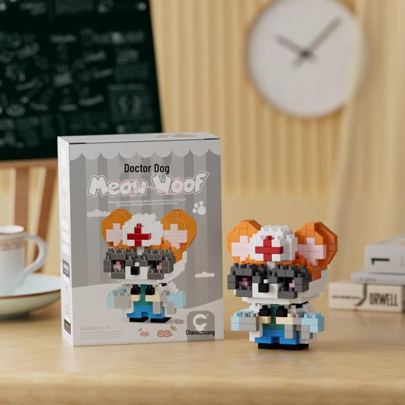Children's Micro-Particle Building Block Animal Figurines: Creative Assembled Toys for Boys and Girls