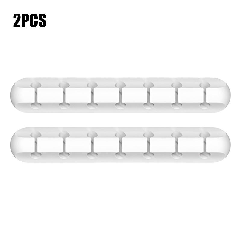 Cable Organizer Silicone Cable Clip Mobile Phone Data Cable Management Cable Winder Desktop Organizer Suitable for Home Office