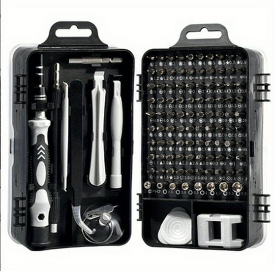 115-in-1 High-Strength Magnetic Screwdriver Set: Multi-Purpose Repair Tool Kit with Special-Shaped Screwdrivers