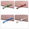 Imitation Jade Beads Cloth Button, Chinese Frog Closure Buttons, Knot Fastener, Decorative Cheongsam, 5 Pairs