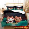 3D Print Bubu Dudu Cartoon Bear Panda Bedding Set Printed With Pillowcase Duvet Cover Soft Single Double Queen Super King Size