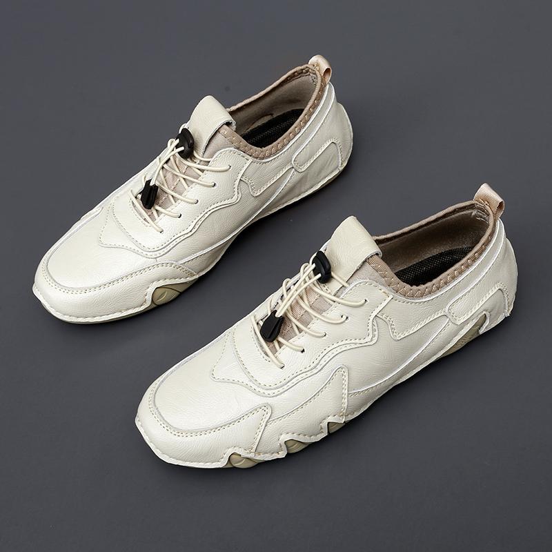 Mode Retro-Stil Sport Herren Trainer Rutschfeste Lässige Lederschuhe Mode Outdoor-Sneaker Reise Tenis Masculino Trekkingschuhe