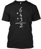 6432 Baseball Math T-Shirt Made In the USA Size S To 5XL