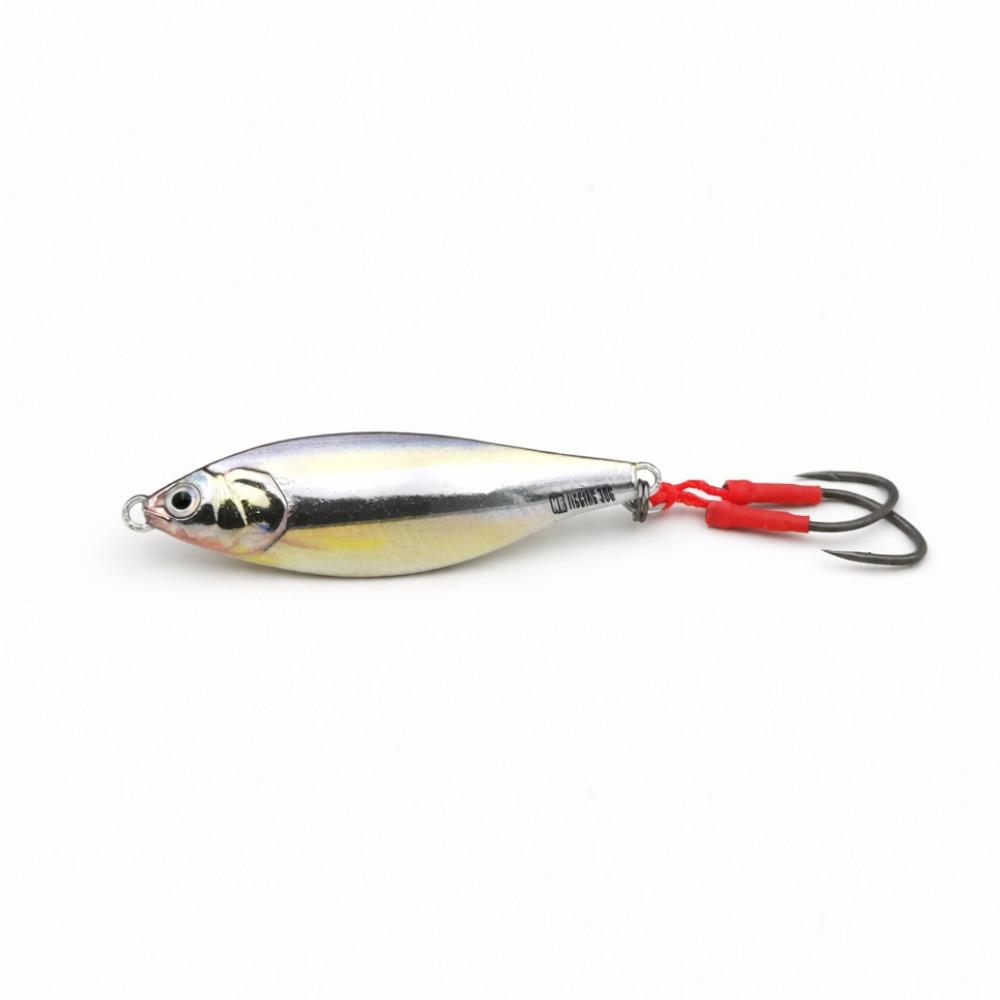 

10g 20g Slow Falling Jig Realistic Action Jigging Bait Lure 3D Konosirus Metal Jig Grouper 2-10g