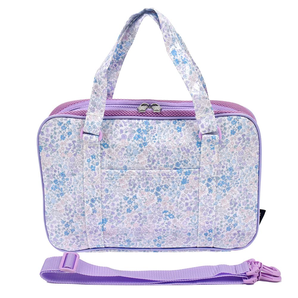 BUNTER CANDY-STIL Kalligraphie-Set für die Grundschule Floral mit Schultergurt N2226010 Mädchen, Schüler, Kuretake, Oasis, Riemen,