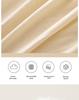 Washed Cotton Quilted Fitted Sheet - Solid Color, Full Wrap, Protective Cover for Home & Dormitory