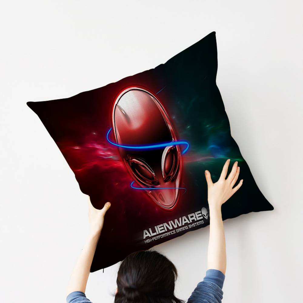 Black A-Alienware Pillowcases Home Bedding Decorative Pillow Cover Wedding Super Soft Pillow Case