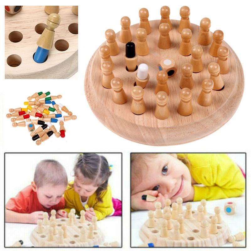 Pädagogisches Holz-Gedächtnis-Memory-Schachspiel verbessert die Gedächtnisfähigkeiten von Kindern