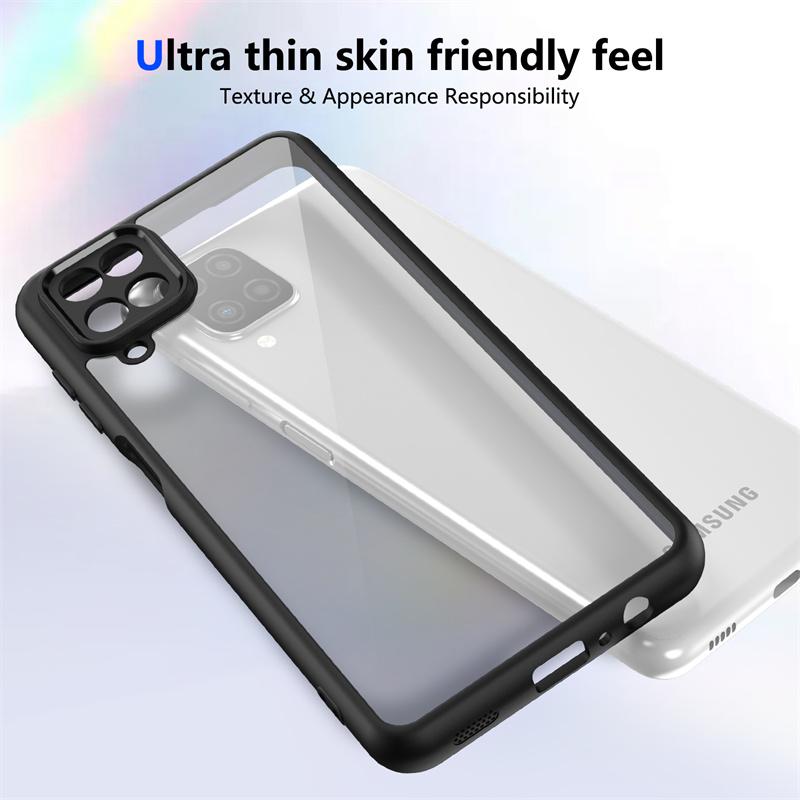 

Противоударная прозрачная задняя крышка из ПК для Samsung Galaxy A12 A22s A32 A52s M32 A13 A23 A33 A53 M13 M23 M33 M53 Чехол Силиконовая защита for Samsung M53 5G