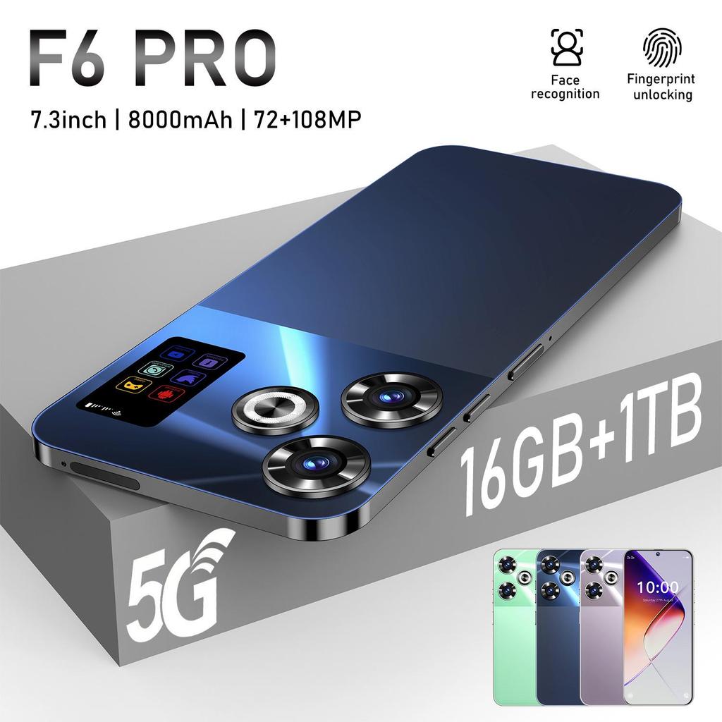 F6 Pro 7.3" Android Smartphone, 16GB + 1TB, New Model