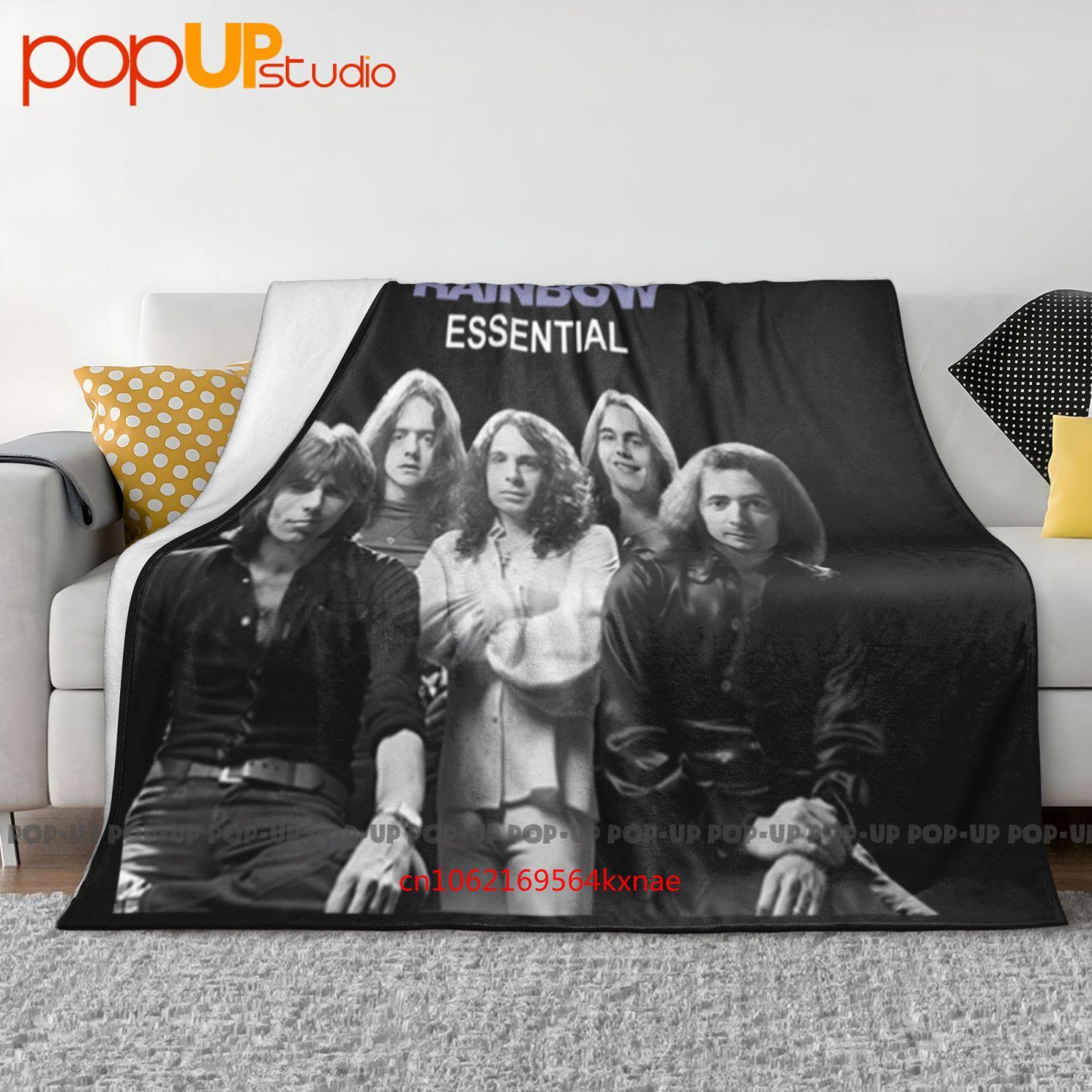 Ричи Блэкмор Rainbow Член Группы Для Фанатов Ультра-Мягкое Одеяло Стеганое Зимнее Покрытие для Дивана Покрывала для Кровати 30x40in