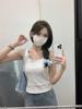 2026 Spring Korean Style Women's Lace Bow Spaghetti Strap Tank Top - Age-Reducing and Stylish