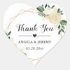 Personalized Waterproof Stickers Custom Wedding Favors Labels Floral Gift Decorations Fast Shipping Diy Crafts