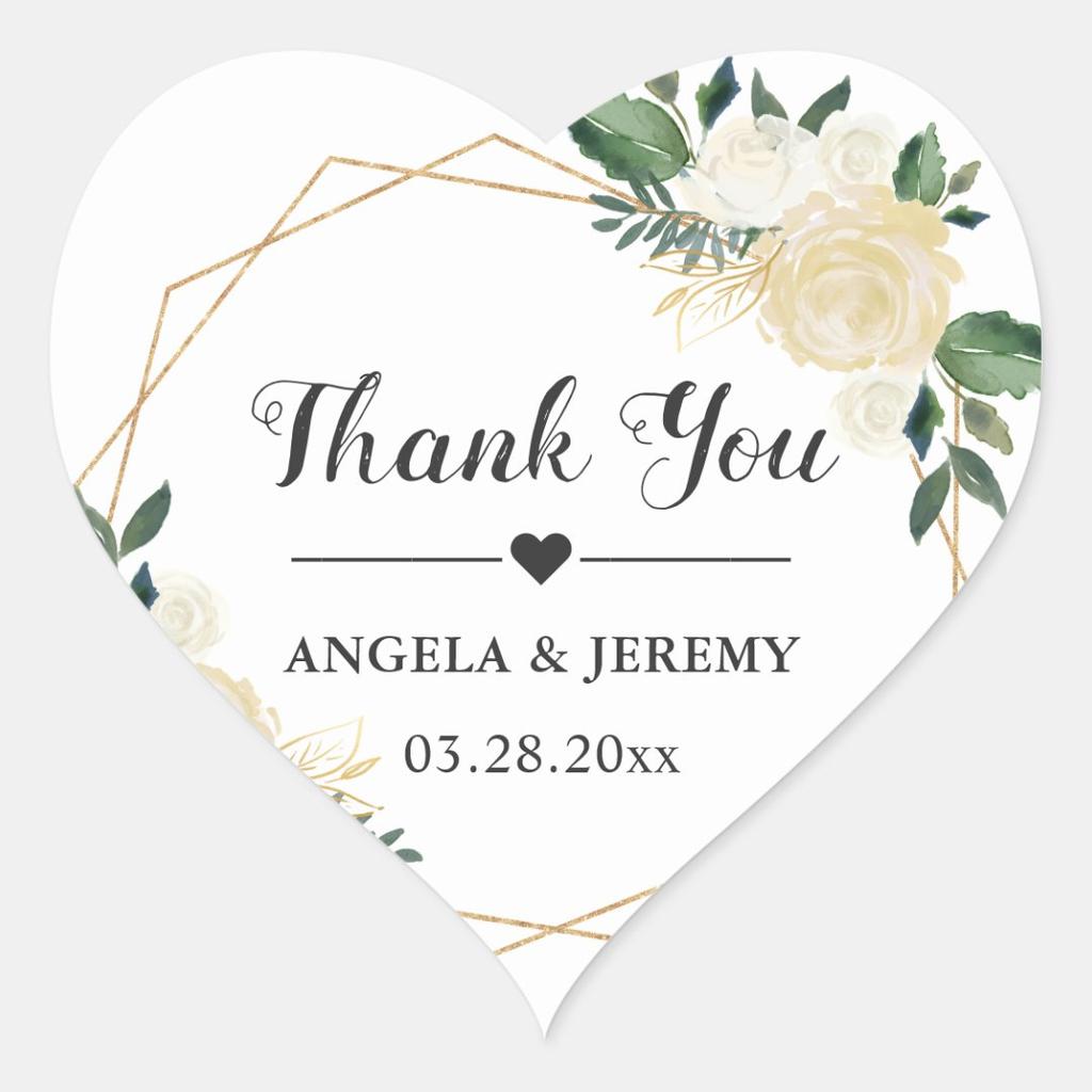 Personalized Waterproof Stickers Custom Wedding Favors Labels Floral Gift Decorations Fast Shipping Diy Crafts