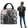 Rappeur Tupac 2PAC Hip Hop Sac à déjeuner isotherme pour femmes enfants Boîtes alimentaires portables Boîte à lunch thermique Sac fourre-tout