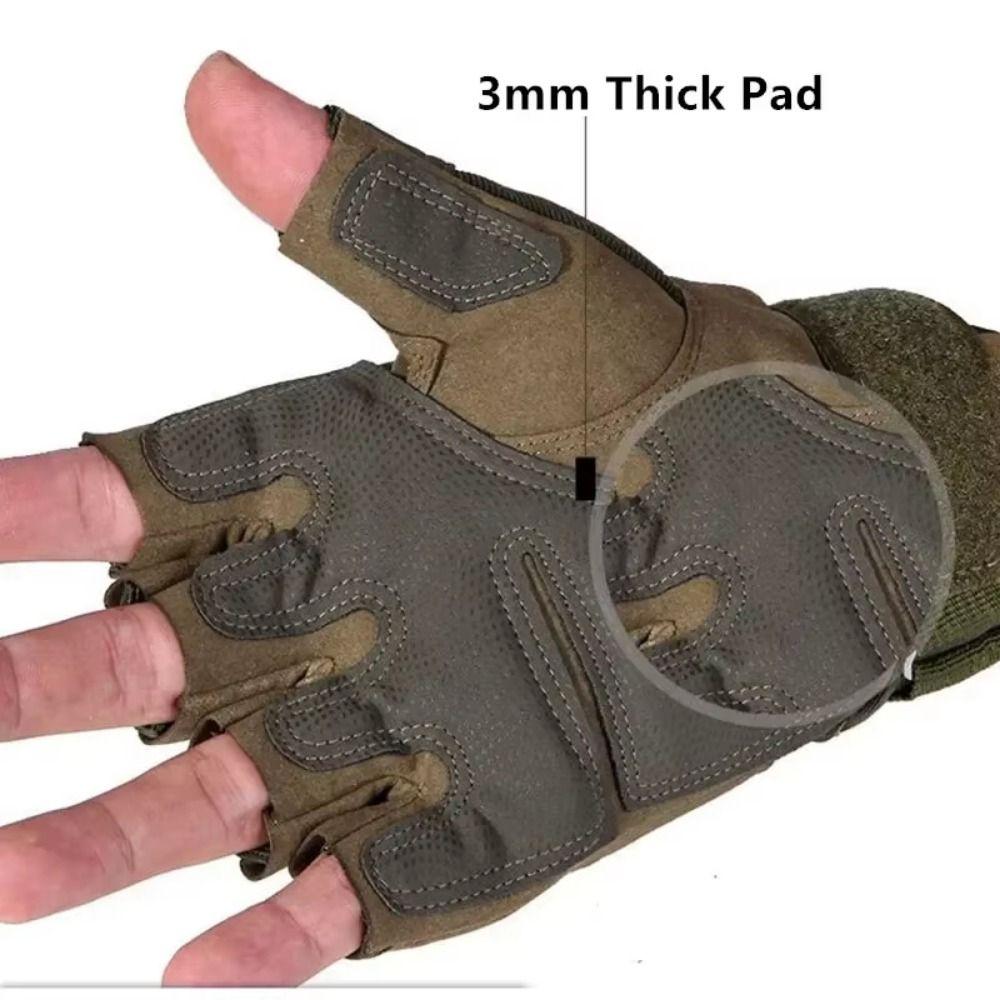 Wear-Resistant Motorcycle Gloves Anti-Slip Half Finger Gloves High Quality Racing Gloves Women Men