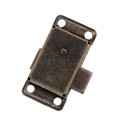 1 Set Vintage Cabinet Lock Antique Bronze Padlock Hasp Hook Lock Antique Latches
