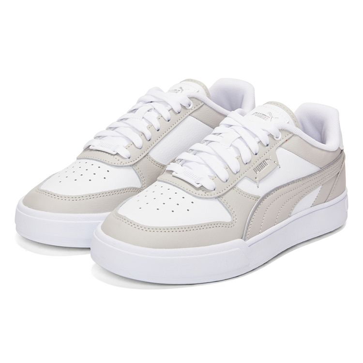 Puma Caven Dime White Grey Violet Unisex Sneakers Silver 384953-11