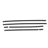6 Pcs Car Roof Drip Side Moulding Reduce Wind Noise Weatherproof Rubber Easy Install 75551 35080 75552 35070