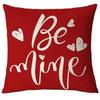 Happy Valentine's Day Pillowcase Red Love Hug Pillowcase Wedding Anniversary Cushion Cover Home Outdoor Sofa