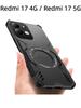 For Redmi 17 4G / Redmi 17 5G Case Hard Armor Shockproof Magnetic Case Heat Dissipation Shockproof TPU PC Hybrid Cover
