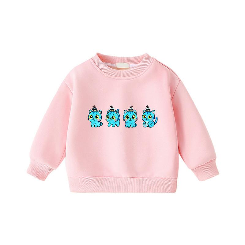 Kids Girls Sweatshirt Fashion Cute Depry Kpop Hunters Rumi Zoey Mira Print Long Sleeves Top