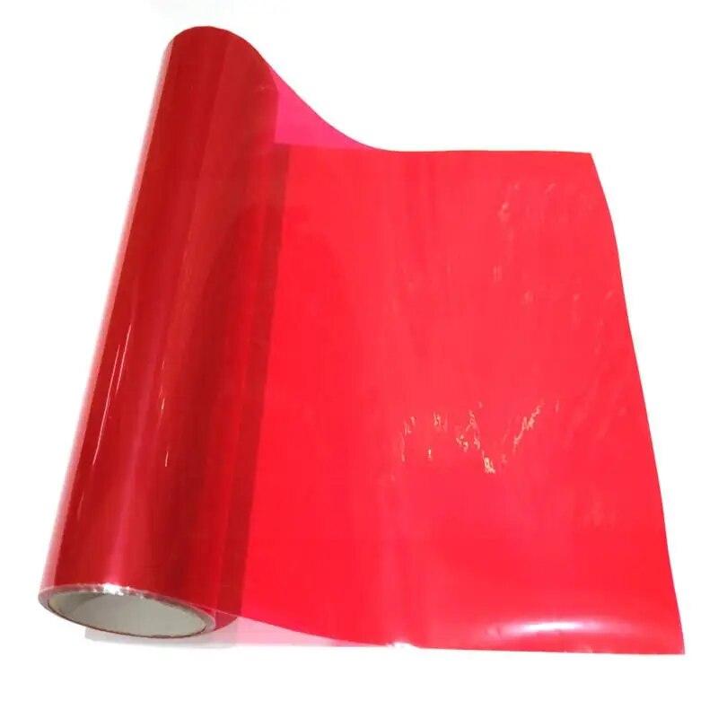 Red Car Light Headlight Taillight Tint Styling Waterproof 30x60/150cm Car Tintting Protective Sticker Vinyl Film Accessories