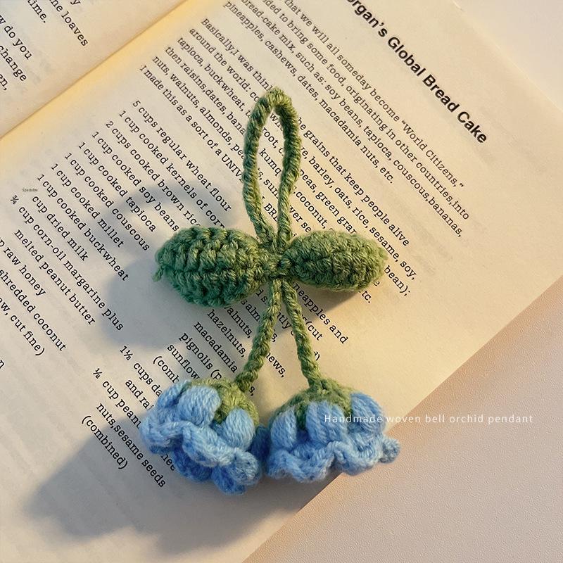 

Lily of the Valley Handmade Knitted Backpack Pendant - Small Flower Keychain for Girls Birthday 2024