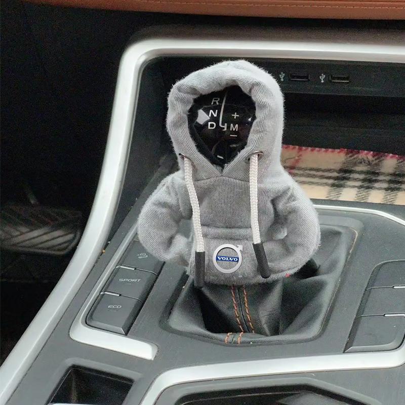 Auto Schaltknauf Hoodie Logo Knaufabdeckung Manuelles Griffschaltgetriebe Matte Für Volvo XC90 XC60 V50 S60 V70 V60 V40 S90 olestar AWD XC40 S80