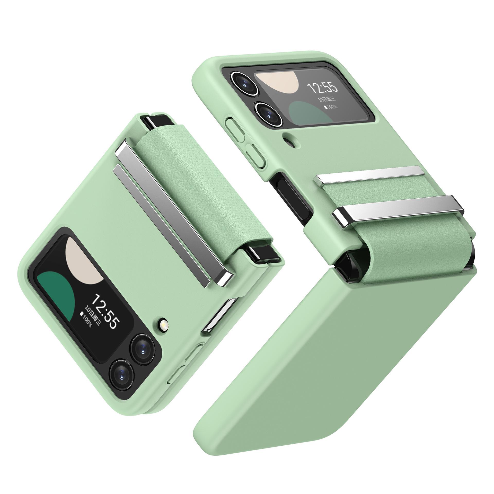 

Для Samsung Galaxy Z Flip 4 3 5G чехол складной регулируемый ремешок складной с защитной пленкой для экрана для Z Flip3 Flip4 For Galaxy Z Flip 4